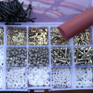 SCISSORS PART KITS (Half Round Ruby Stone)