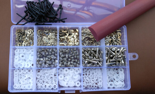 SCISSORS PART KITS (Half Round Ruby Stone)