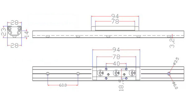 FLAT HONE ARM TRACK (300MM) - Image 5